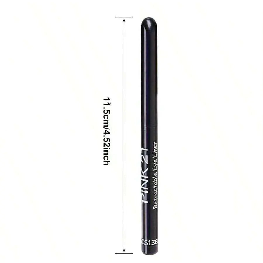 3-Piece Waterproof Black Eyeliner Pencils – Smudge-Proof, Long-Lasting & Beginner-Friendly