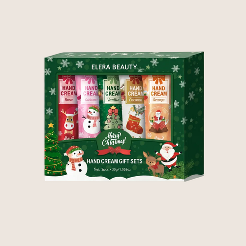 Hand Cream Gift Set (5 Pack) – Travel-Friendly Nourishing Moisturizers (30g each)