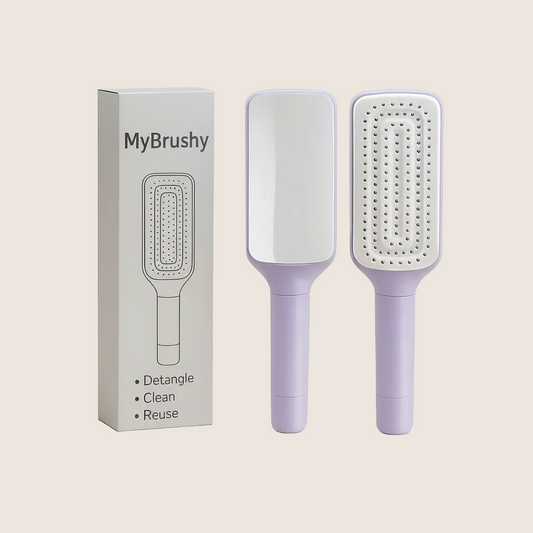 Self-Cleaning Hair Comb – Effortless Detangling & Smooth Hair