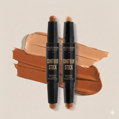 Double-Ended Contouring Stick with Concealer & Highlighter – 3D Face Sculpting