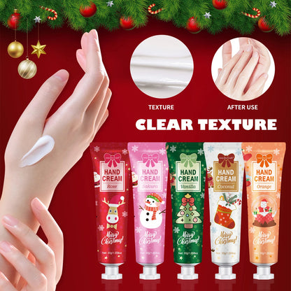 Hand Cream Gift Set (5 Pack) – Travel-Friendly Nourishing Moisturizers (30g each)