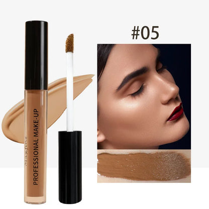 Matte Full-Coverage Liquid Concealer – Waterproof & Long-Lasting