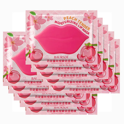 Hydrating Collagen Lip Mask Set – Repair & Brighten (5/10 Pieces)