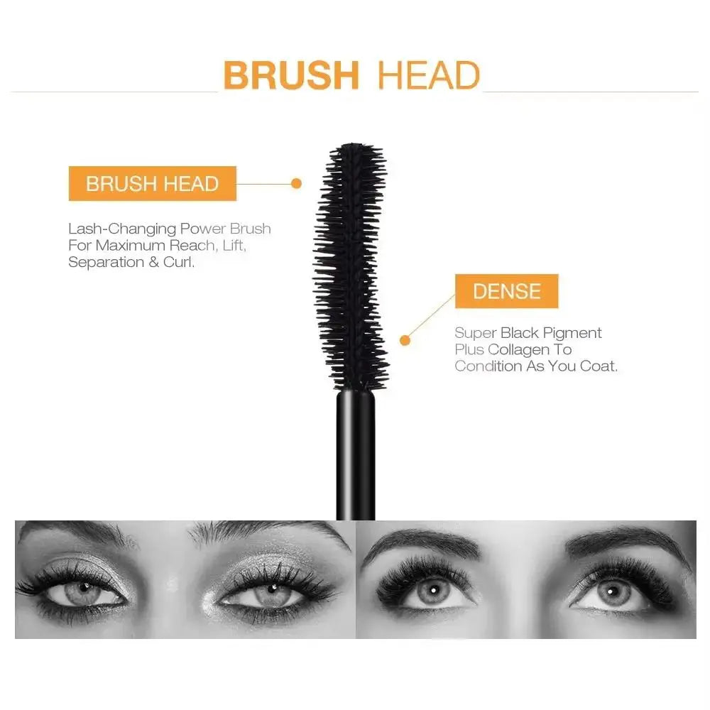 3D Black Mascara – Lengthening & Volumizing Waterproof Lash
