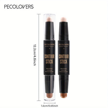 Double-Ended Contouring Stick with Concealer & Highlighter – 3D Face Sculpting