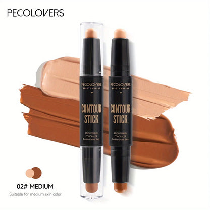 Double-Ended Contouring Stick with Concealer & Highlighter – 3D Face Sculpting