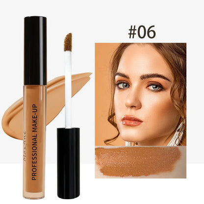 Matte Full-Coverage Liquid Concealer – Waterproof & Long-Lasting