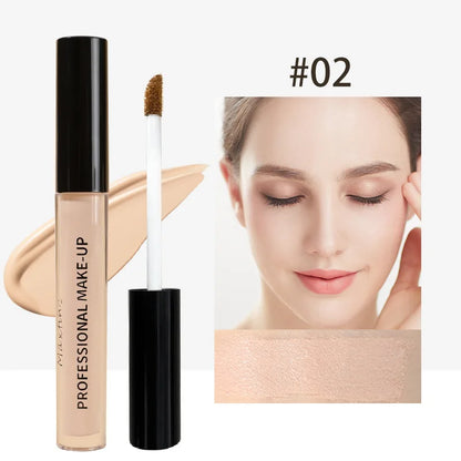 Matte Full-Coverage Liquid Concealer – Waterproof & Long-Lasting