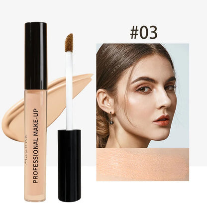Matte Full-Coverage Liquid Concealer – Waterproof & Long-Lasting