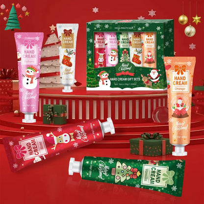 Hand Cream Gift Set (5 Pack) – Travel-Friendly Nourishing Moisturizers (30g each)